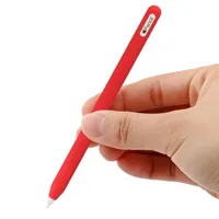 Étui en silicone ultra-fin de couleur unie pour Pencil 2, léger et confortable, protection contre les chutes à 360°, élégant, 180 mm