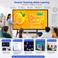 Écran tactile interactif numérique tout-en-un 65 75 86 pouces 4K HD LCD LED pour salle de classe