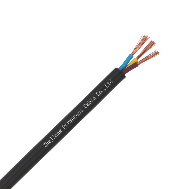 VDE Manufacturer Flexible Electrical Cable Wire 300/500V RVV Cable Annealed Copper Conductor PVC Sheath H05VV-F Flexible Wire
