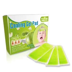ขายร้อน ODM/OEM L-Mentholum ธรรมชาติเจลทําความเย็นร่างกาย Pad เด็กไข้ Pad Baby Care Cooling Pad สุขภาพขายส่งทางการแพทย์