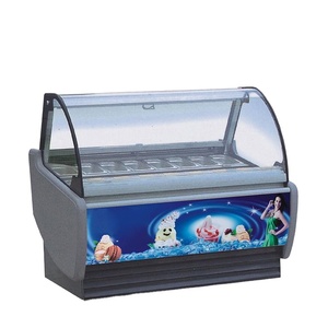 Vitrine Réfrigérée Commerciale pour Gelato, Congélateur à Glace, Vitrine de Présentation de Gelato - Product Image 2