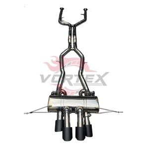 Sistema de Escape Catback Vortex SS304 de Longitud Igual para BMW G87 M2 S58 2023-2025, Silenciador de Alto Rendimiento Valvetronic con Puntas Cuádruples de Carbono - Product Image 3