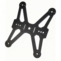 Service d'usinage CNC de haute précision pour plaques en fibre de carbone et châssis de bras de drone compatibles HUBSAN/Skydio, moulage privé fabriqué en Chine
