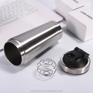 Bouteille Shaker Gym 25oz fouet inoxydable protéines Shaker grande capacité acier inoxydable échantillons gratuits fête classique tasse droite - Product Image 5