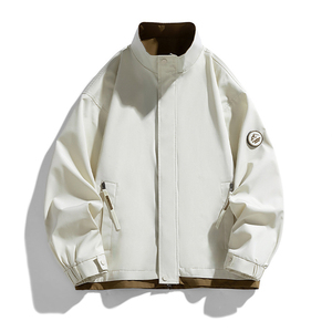 Chaqueta con logotipo personalizado, chaqueta impermeable para amantes del aire libre, traje de senderismo tres en uno desmontable para adolescentes a la moda. - Product Image 2