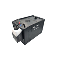 DELIFX Máquina de Niebla Baja Mini de 1500W a Base de Agua, Control Remoto DMX512, Cobertura de Suelo de Plástico de 30m, Sin Hielo Seco, Para Escenarios de Boda