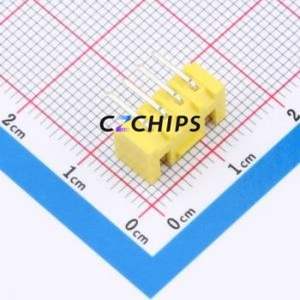 W254110K-4PY2123 Wire-to-Board Pin Header Bent Lead Through Hole,P=2.5mm Connector 1x4P 2.5mm Right Angle Insert XHB - Product Image 2