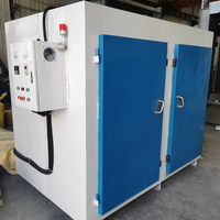 Four de séchage thermique professionnel industriel pour la polymérisation de poudres avec circulation automatique d'air chaud pour extincteurs en acier