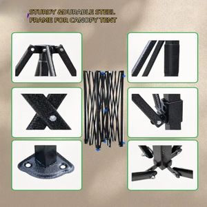 Carpa de convivencia para coche portátil Características de diseño ligero - Product Image 4