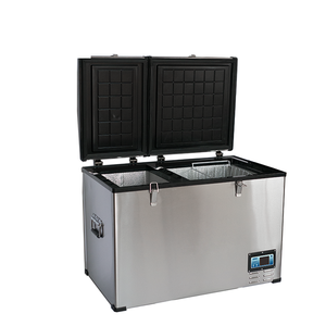 Para Alpicool BCD80, refrigerador portátil de doble zona para coche, pantalla LED, compresor, Enfriador de bebidas, congelación por separado, uso doméstico en el coche - Product Image 4