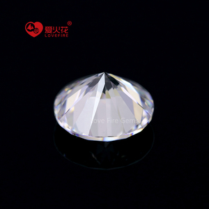 Tình Yêu Lửa Đá Quý Melee Kích Thước Châu Âu Sao Cắt Lỏng Tổng Hợp Trắng Cz Đá 5A Vòng Rực Rỡ Cắt Cubic Zirconia - Product Image 4