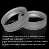 Lentille achromatique à revêtement antireflet Chenrui (verre optique/quartz/CaF2) pour l'astronomie, personnalisation OEM, certifiée ISO9001