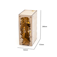 Vente flash Jouet éducatif DIY & Cadeau d'anniversaire Kit de puzzle en bois pour appui-livres