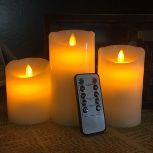 Candele LED Senza Fiamma in Paraffina, a Batteria, con Fiamma Realistica Oscillante, Candele Elettroniche con Telecomando - Product Image 3