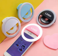 Lampe annulaire portable rechargeable USB de haute qualité pour selfie, caméra vidéo et téléphone portable, avec 36 LED