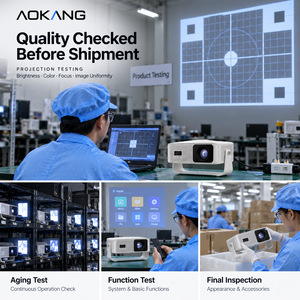 Projecteur de plafond Aokang Q1 pour chambre à coucher, projecteur <span class=keywords><strong>mini</strong></span> Android 14 natif 1080P, 400 ANSI, 180 degrés, vente en gros d'usine - Product Image 5