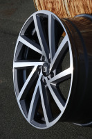 Prix d'usine, jantes en alliage multi-rayons noires et argentées à 5 trous de 17, 18 et 19 pouces, 100/112, pour VW Golf 7 Mk6 Mk7 R GTI