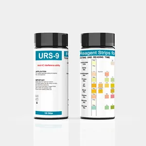 尿液分析保健品尿液测试条9参数抗VC干扰能力测试条URS9