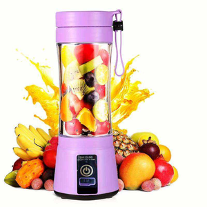 Spremiagrumi elettrico portatile frullatore ricaricabile Mini USB 6 lame frullato frutta professore Wireless a casa - Product Image 5