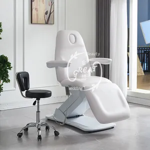 Cama de beleza elétrica confortável do branco moderno da fábrica de fohu para odontologia