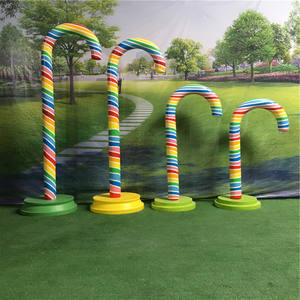 <span class=keywords><strong>Pastel</strong></span> Navidad decoración resina alquiler artesanías gigante fibra <span class=keywords><strong>de</strong></span> vidrio fusión caramelo piruleta helado estatuas escultura para Eventos S - Product Image 4