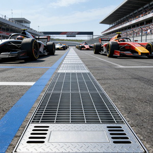 耐腐食性・耐火性・溶融亜鉛メッキ鋼製グレーチング（屋外産業用歩廊床用） - Product Image 2