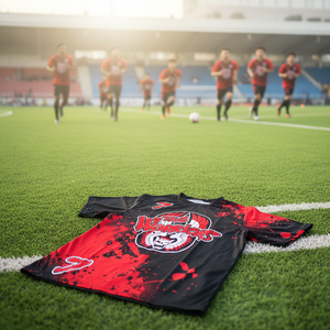 2024 nouveau modèle maillots de football en gros nom d'équipe personnalisé 100% polyester respirant avec impression par transfert de chaleur et meilleure qualité - Product Image 3