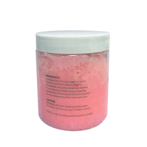 Exfoliante facial Natural <span class=keywords><strong>y</strong></span> exfoliante corporal con dulce slmond aceite de sal rosa del Himalaya exfoliante - Product Image 1