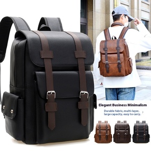 <span class=keywords><strong>Zaino</strong></span> per Laptop quadrato da viaggio d'affari da <span class=keywords><strong>uomo</strong></span> con cerniera impermeabile con cerniera di Design semplice alla moda - Product Image 2