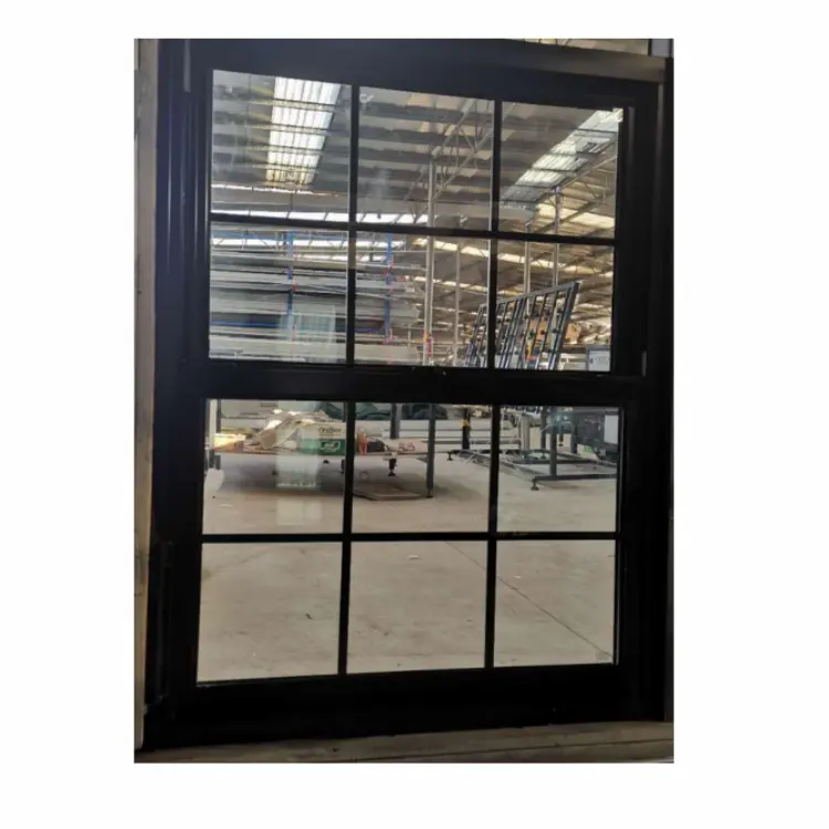 Aluminum Up and Down Sliding Window Double Glazing Hung Safety Windows