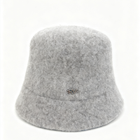 Elegante Gorro de Invierno Estilo Vintage para Mujer, Gorro de Lana Gruesa y Cálida, Gorro Tipo Cloche, Gorro de Sauna
