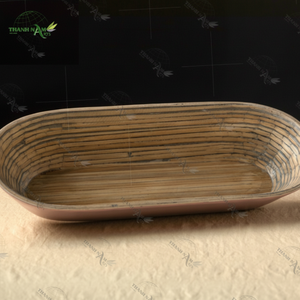 Wholesale Customized OEM/ODM Handmade High Quality Bamboo <b>Tray</b> Durable Sustainable for Serving <b>Dinner</b> Restaurants Decorative - Product Image 1