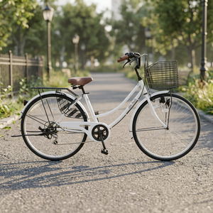 Bicicleta de montaña/ciudad usada de segunda mano, alta calidad, procedente de Japón, 21 velocidades, 26 pulgadas, cuadro de aluminio, suspensión trasera, precios razonables. - Product Image 1