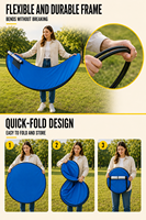 Tente de douche de camping portable pop-up avec structure en acier, abri de dressing/privacité étanche à une pièce pour les sorties estivales