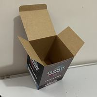 Caja de Papel Impresa con Diseño Personalizado para 4 Latas de Agua con Gas Energética, para Exhibición en Estantes de Supermercados y Venta al por Menor