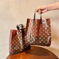 Sacs de shopping en polyéthylène colorés, durables, réutilisables, de taille moyenne, pour vêtements et chaussures