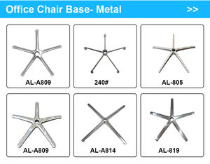 KEDE, accesorios de silla de aluminio de alta calidad, <span class=keywords><strong>base</strong></span> de silla de cinco estrellas de Metal para juegos de oficina, <span class=keywords><strong>Base</strong></span> de silla giratoria de Metal - Product Image 5