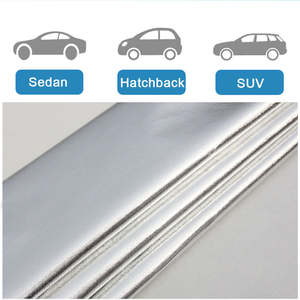 Housse de voiture 3XXL résistante aux rayures, respirante, anti-poussière et automatique, argentée, convient aux voitures de 535 cm * 200 cm * 160 cm, taille 3XXL - Product Image 6