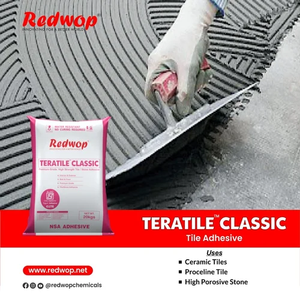 TERATILE CLASSIC Adhesivo de baldosas de cerámica resistente al agua de calidad fuerte para la fijación de baldosas Selladores y adhesivos de productos premium - Product Image 3