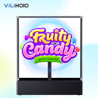 Ventilador Holográfico 3D Ultra HD de 15CM, Pantalla LED Holográfica Transparente, Equipo Comercial para Publicidad