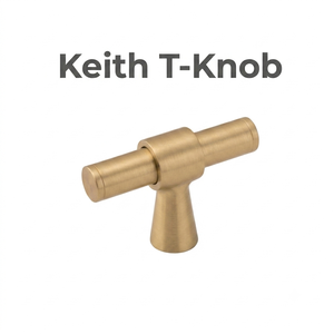 KEITH T Matte Antique Cabinet Knob Premium Solid Brass Furniture <b>Hardware</b> for Drawer Cabinet <b>Wardrobe</b> Cupboard Doors - Product Image 3
