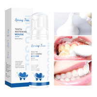 Mousse blanchissante pour les dents, non toxique, confortable, nettoyage dentaire à court terme, hygiène buccale brillante, blanchiment dentaire, élimination des taches