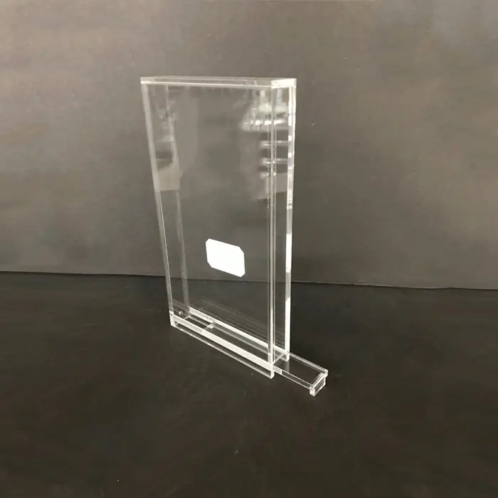 Bloc de rehausseur en acrylique, protecteur de vitrine transparent en acrylique