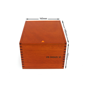 Humidor portable en bois <span class=keywords><strong>de</strong></span> cèdre Siglo VI 25ct pour le stockage <span class=keywords><strong>de</strong></span> cigares en voyage - Étui à cigares SIGLO VI Cubans - Product Image 4