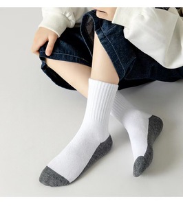 Vớ trẻ em đáy Đen vớ cotton trắng mùa xuân và mùa hè - Product Image 4