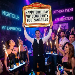Custom LED Marquee Sign <strong>for</strong> Nightclub <strong>Bottle</strong> Service VIP Birthday Party <strong>Light</strong> up Sign OEM Factory - Product Image 2