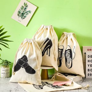 Gói Dây Rút Túi Bông Du Lịch Cho Túi Bụi Du Lịch Cho Giày Muslin Giày Lưu Trữ - Product Image 5