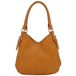 Bolso de Hombro Cruzado Tipo Hobo para Mujer, de Cuero Genuino/PU, a la Moda, Impermeable, con Cierre, Forro de Nailon, Diseño de Media Luna, Estampado Informal - Product Image 2