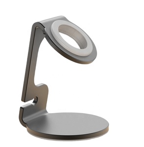 Metall Desktop Uhren halterung Aluminium legierung Smart Watch Ladest änder Kompatibel mit Uhr Ultra 8 7 6 5 4 <span class=keywords><strong>3</strong></span> <span class=keywords><strong>2</strong></span> SE Basic Sport - Product Image 1