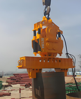Grue à chenilles vibrante électrique certifiée JOVE, à entraînement hydraulique, avec garantie d'un an, fabriquée à Húnán, Chine, pour la construction